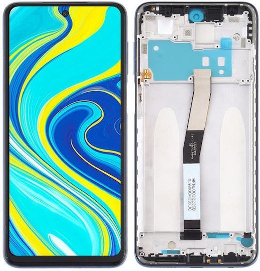 Xiaomi Redmi Note 9s Redmi Note 9 Pro LCD mit Touch-Mechanismus Grau mit Rahmen OEM