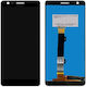 Nokia 3.1 Ecran LCD + Ecran tactil Negru Original