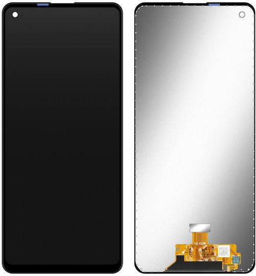 Samsung A217f Galaxy A21s LCD Без рамка Сензорен Черен OEM