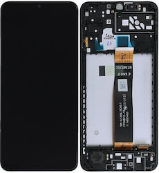 Samsung A047f Galaxy A04s Lcd Touch Black Frame Cdot Flex Original Gh82-29806a Service Pack