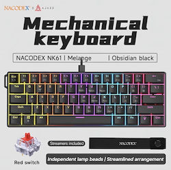 Ajazz NK61 Gaming Mechanical Keyboard 40% with ...