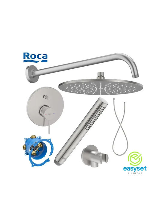 Roca 50SM0+A5B3950SM0 για Ντουζιέρα Γκρι