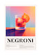 Poster Negroni Cocktail Pst25471 30cm X 40cm-71117pd155157
