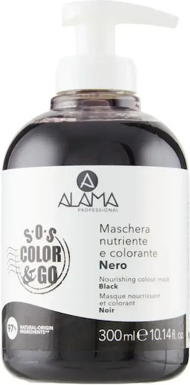 S.o.s Color & Go Оцветяваща маска за коса 300ml Черно