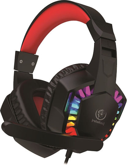 Rebeltec Shark On Ear Gaming Headset with 3.5 mm USB Connectivity for PC