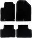 Car Mats Carpet Hyundai I30 2017 Black 4 Pieces