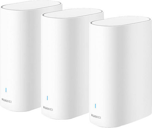 Huawei WiFi Mesh 3+ Access Point με Mesh Wi‑Fi 6 Dual Band (2.4 & 5GHz) Τριπλό Kit Λευκό