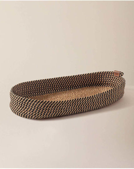 SteweHome Coș De Depozitare Din Țesătură Bej 22x48x7.5cm