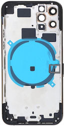 Apple Iphone 11 Pro Back Battery Door Cover Middle Frame Housing Small Parts Black Hq Oem Logo Apple Iphone 11 Pro Back Battery Door Cover Middle Frame Housing Small Parts Black Hq Oem Logo