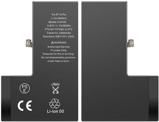 Apple Iphone 14 Pro Battery High Capacity 3480mah