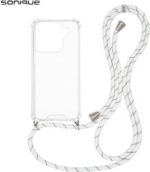 Silicone Case Strap Sonique Armor Clear Oppo Fi...
