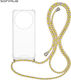 Silicone Case Cord Sonique Armor Clear Honor Ma...