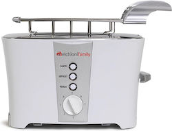 Melchioni 2 Slot Toaster 600W White Melchioni 2 Slot Toaster 600W White