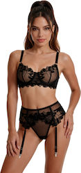 Sexy Lingerie Sets Sx1021 3 Pieces Black