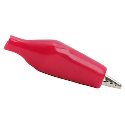 Set 10 Mini Rote 28 Mm Krokodilklemmen Pvc Isolierung 5a Elektrischer Verbindungsstück