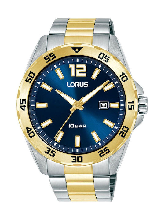 Lorus Sports Men's Battery Watch with Silver Me...