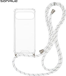 Husă Silicon Curea Sonique Armor Clear Google P...