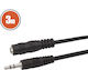 Alista Home Cablu Audio 3,5 mm Male - 3,5 mm Female Negru 3 m GLB_20332