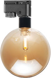 Ultralux 6w Glass Gold Rail Spotlight