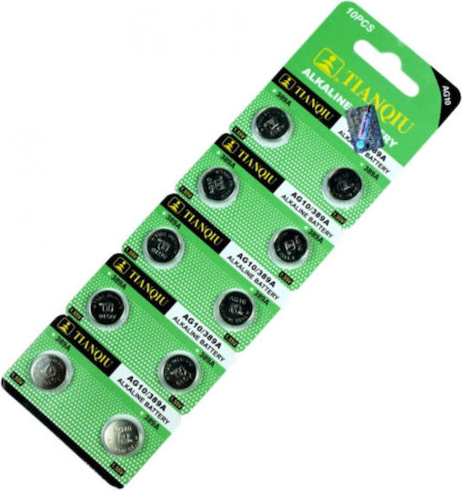 Alkalische Uhrenbatterien LR54 / LR1130 1.5V 10 Stück