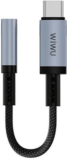 Wiwu USB-C Male to 3.5mm Black 0.15m
