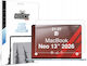 Grizzglass Paperscreen Protective Film Compatible Macbook Neo 13 Inch 2026 Transparent