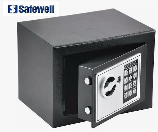 Safewell Hotel Safe with Digital Lock and Key M17xW23xH17cm Weight 2.5kg