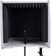 Dna Studio Box Acoustic Isolation Booth Portable Foldable Studio Screen Microphone Filter Soundproofing Cover Mounting Sleeve 5/8" Microphone Stand Adapter