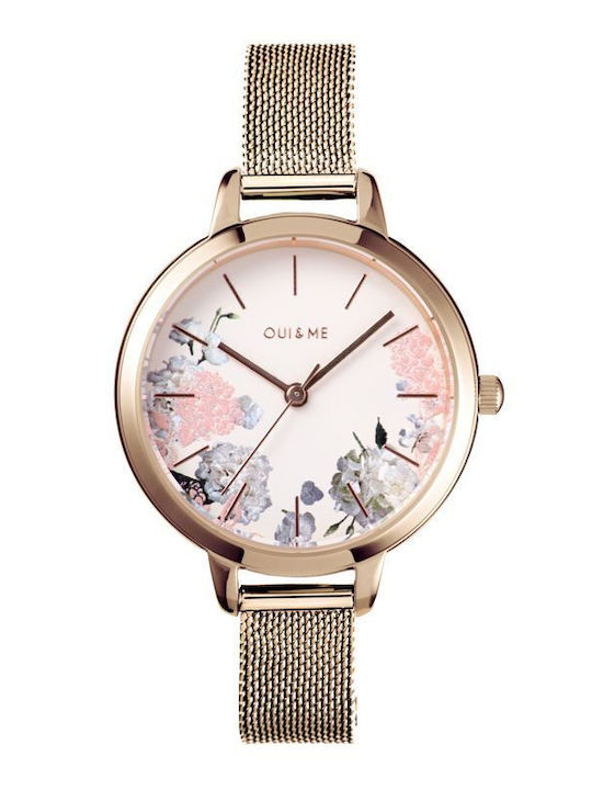 Oui & Me Women's Watch 32mm Battery with Gold Metal Bracelet
