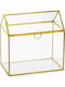 PartyDeco PartyDeco Hochzeitswunschbücher Gold Wunschbox