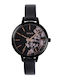 Oui & Me Women's Watch 32mm Battery with Black Leather Strap