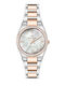 Lucien Rochat Womens Watch 34mm Battery With Pink Gold Metal Bracelet