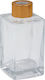 Glass Bottle Room Fragrance 130 Ml 5x5x11 Cm Gold Cap Keskor 62568