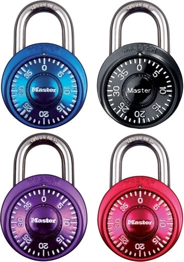 Master Lock Ατσάλινο Λουκέτο Πέταλο Συνδυασμού 38mm