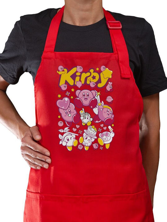 Koupakoupa Kirby Şorţ De Bucătărie Roșu 22x40cm KP_34493_apron-red