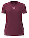 Rival Core Ss Tricou Damă Burgundy
