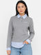 Damen Bluse Grau