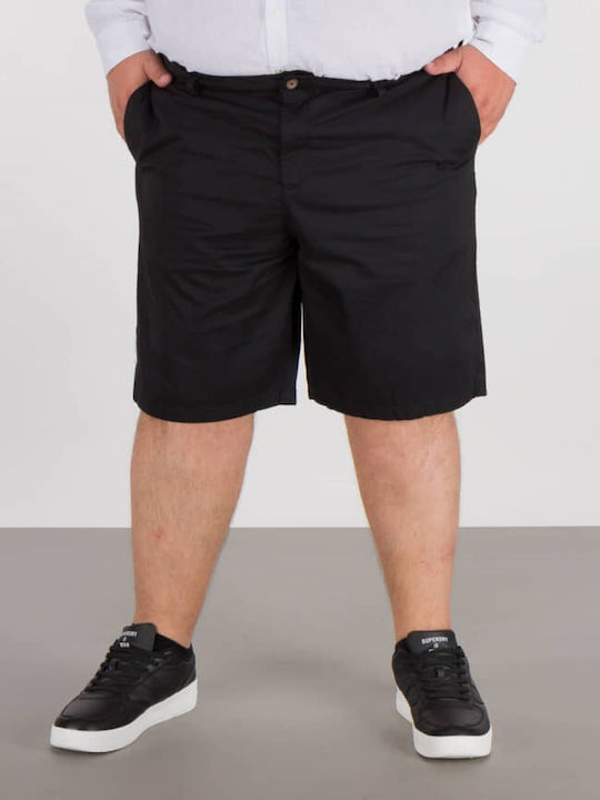 Double Ανδρική Βερμούδα Chino Μαύρο