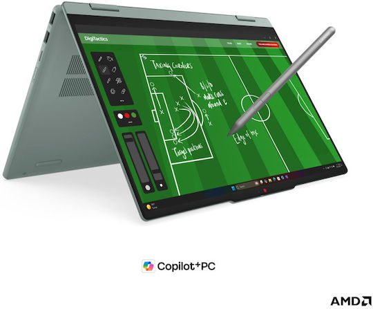 Lenovo Ideapad 5 2-in-1 14AGP11 14" OLED FHD+ Touchscreen (Ryzen AI 400 Series-7 445/16GB/1TB SSD/No OS) Breeze Moss (US Keyboard)