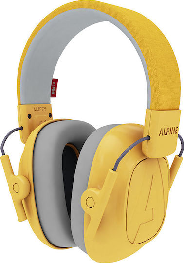Alpine Παιδικές Ωτοασπίδες σε Κίτρινο Χρώμα 111.82-460 2τμχ