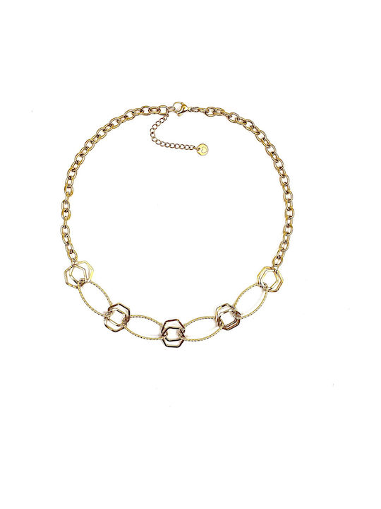 Dorian Gray Necklace From Gold Plated Steel