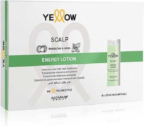 Yellow Professional Energy Lotion Haar-Ampullen gegen Haarausfall 6x13ml