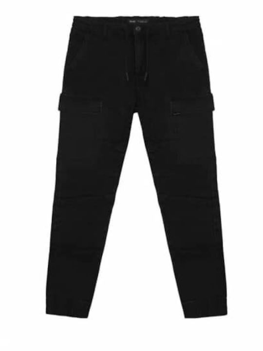 Herren Jeanshosen Cargo Schwarz