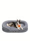 Feandrea Hundebett Sofa Orthopädisch Grau 91x68cm