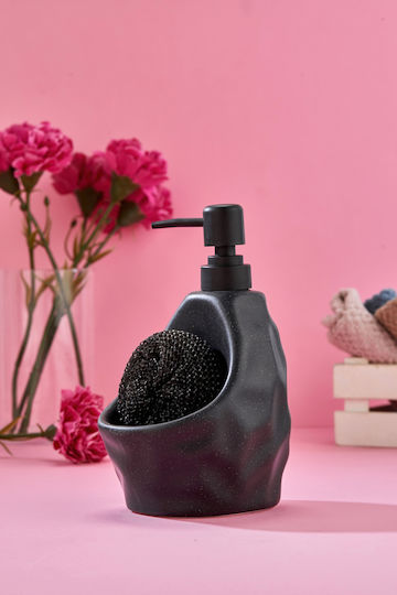 SteweHome Ceramic Black Soap Dish