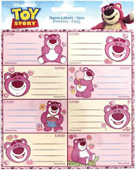 Gim Toy Story Notebook Etiketten 8 Stück
