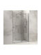 Karag Animus 400 Shower Cabin with Sliding Door 140x200cm Clear Glass Cromo