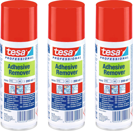 Tesa Curățitor Lipici Spray Pentru Plastic Sticlă și Metale 3x200ml