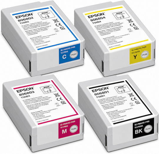 Epson ColorWorks CW-D3800e Original Inkjet Printer Ink Yellow (C13T58J440)