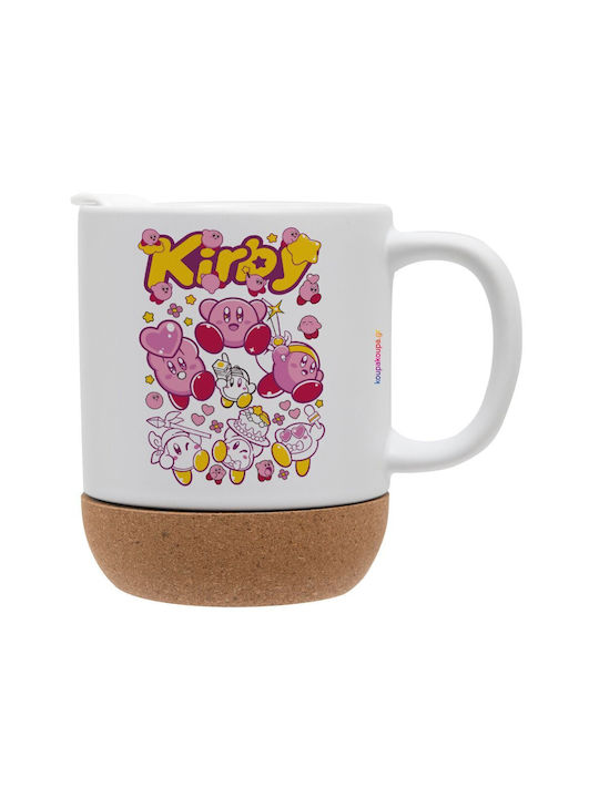 Koupakoupa Kirby Ceramic Mug with Lid 330ml